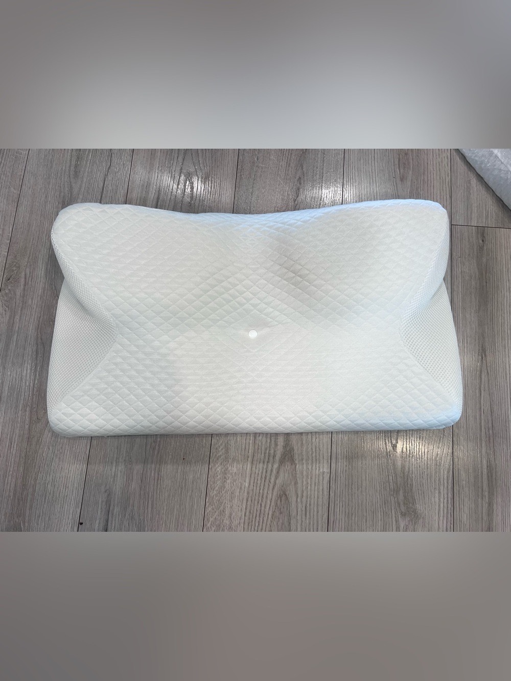 Dreamers Butterfly Designed Back & Neck Pain Relief White Memory Pillow